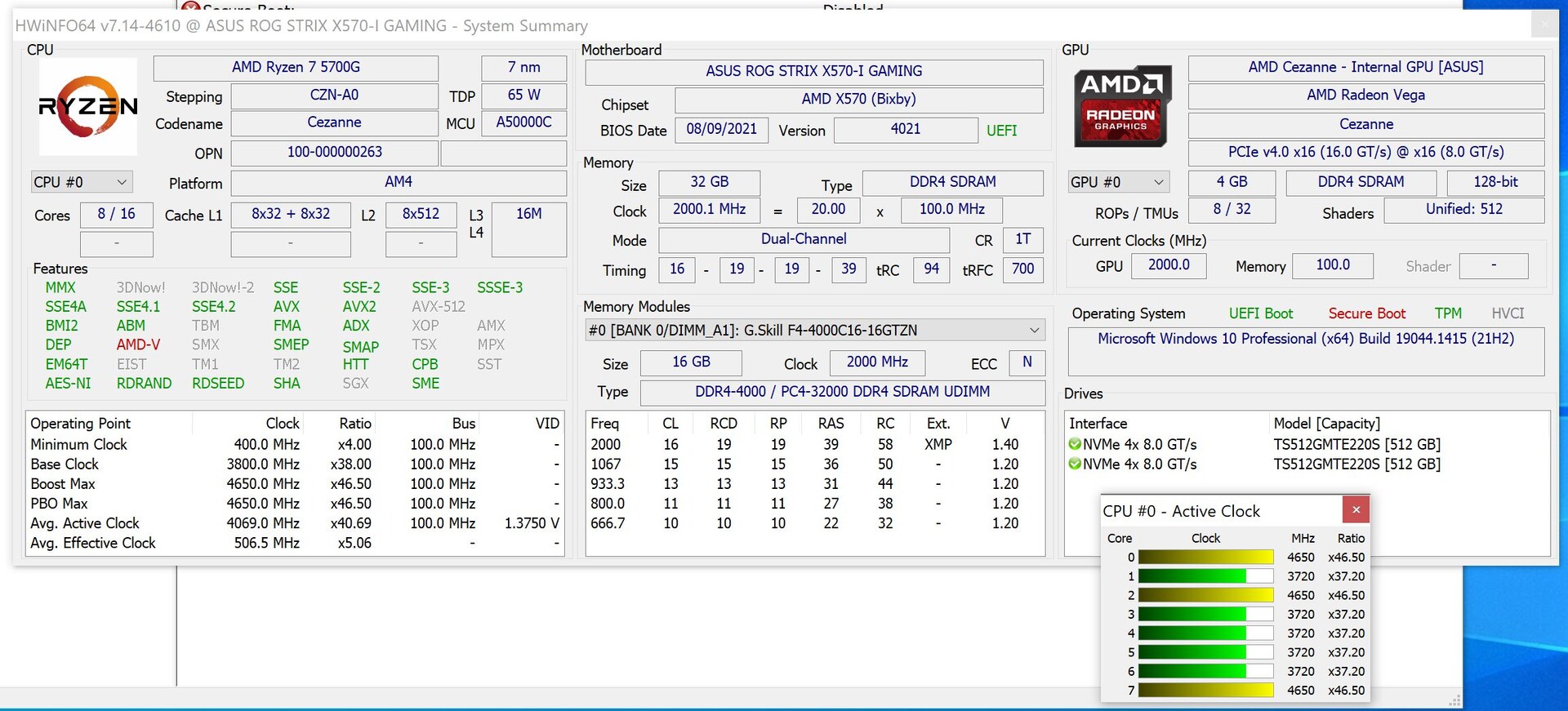AMD Ryzen 7 5700G in review: 8-core desktop APU based on Zen3 with
