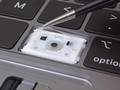 The new protective membrane added to the 3rd-gen keyboard mechanism. (Source: iFixit)