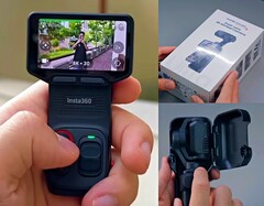 Insta360 Luna Ultra hands-on with the protective case.