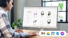 LG MyView monitors allow users to surf the web, work on office documents without a computer. (Image source: LG)