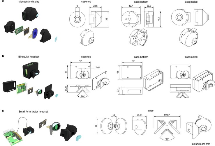 MouseGoggles is a 3D-printed VR headset for mice running the Godot game engine on a Raspberry Pi 4. (Image source: M. Isaacson et al. via Nature Methods)