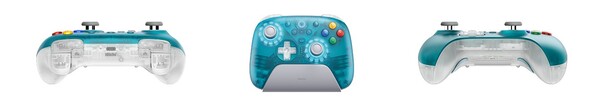 The N64 8bitDo Ultimate 2 Wireless Controller N64 Edition has a two-tone design.