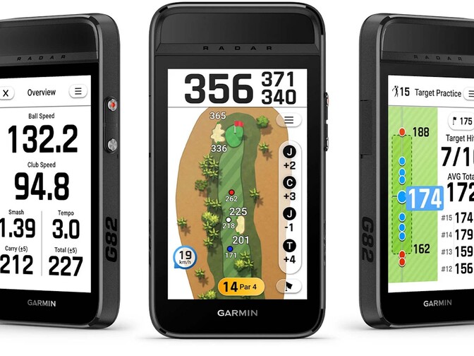 Garmin Approach G82: GPS handheld with radar launch monitor