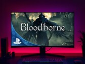 Bloodborne PC version seen on gaming monitor (Image source: Sony PlayStation with edits)