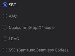 Bluetooth audio codecs