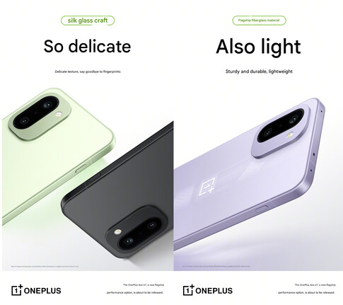 Build and finish of the Ace 6T (Image source: OnePlus - machine translated)