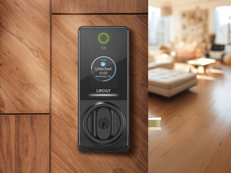 The Secure Pro is Lockly's UWB smart lock that also unlocks with Apple Home Key (Image source: Lockly)