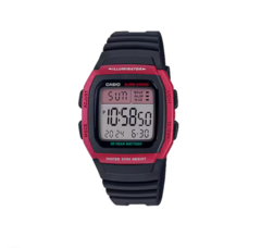 The Casio W-96H-4AV watch is water-resistant up to 50 meters (165 ft) (Image source: Casio)