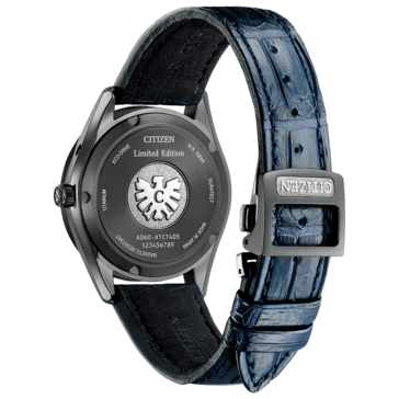 The Citizen 30th Anniversary Eco-Drive  blue washi paper dial watch. (Image source: Citizen)