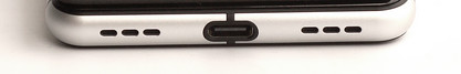Bottom: speakers, USB Type-C port