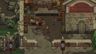 Pictured: A gameplay screenshot from Drova - Forsaken Kin.