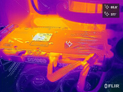 INNO3D GeForce RTX 3060 Twin X2 during the stress test