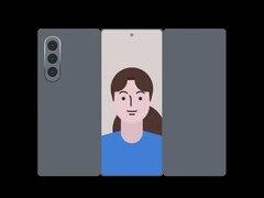 A recent Z Tri-Fold design leak. (Image source: TechHighest via X)