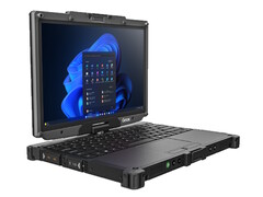 The Getac V120 2-in-1 touchscreen laptop is designed to withstand abuse while being used in cold, hot, wet, or dusty environments. (Image source: Getac)