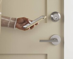 The Level Lock Plus smart door lock enables contactless unlocking of doors at homes using Apple Watches and iPhones. (Image source: Level)