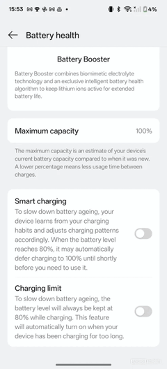 Some screenshots showing OnePlus' alleged Charging Limit upgrade. (Source: OnePlus System Apps Telegram channel via Android Authority)