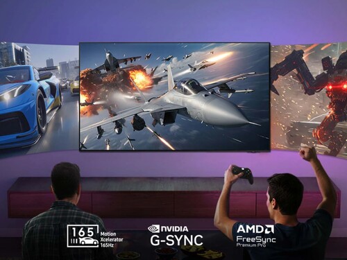55-inch Samsung S90H OLED TV gaming features shown