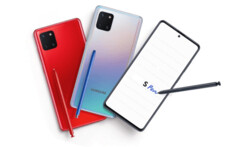 The Galaxy Note 10 Lite&#039;s possible color options. (Source: WinFuture)