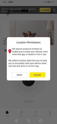 Standpoint detection even when the app is closed?