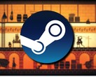 An image showing the game Apotheon and the Steam logo.