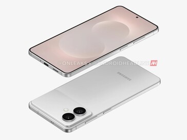 Unofficial render showing yet another angle of the rumored Galaxy S26 Edge. (Image source: OnLeaks via Android Headlines)