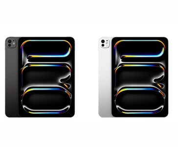 Front view of the iPad Pro in space black and silver, showing the symmetrical bezels and Ultra Retina XDR display (Image source: Apple)