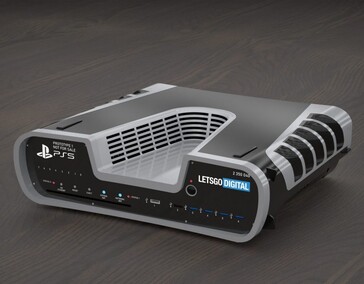 PS5 devkit render. (Image source: LetsGoDigital)