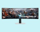 The 49-inch, 240 Hz Samsung Odyssey G9 OLED gaming monitor is $800 off on Amazon for a limited time. (Image source: Samsung, edited)