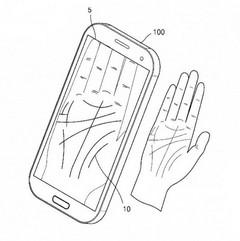 The primary use of the palm ID system would be an intuitive way to retrieve a forgotten password. (Source: Samsung)