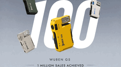 Wuben G5 EDC flashlight in yellow