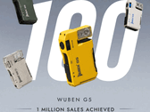 Wuben G5 EDC flashlight in yellow
