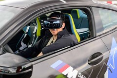 BMW M Drift + M Mixed Reality has drivers drifting in real and virtual worlds simultaneously. (Source: BMW)