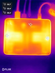 Asus NUC 15 Pro+ during stress test (top side)