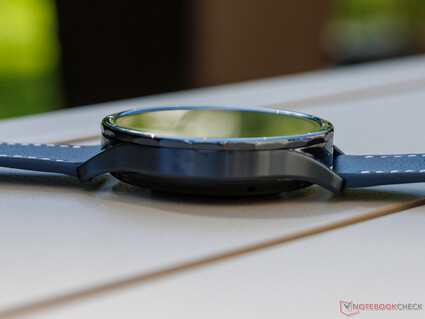A side view of the smartwatch