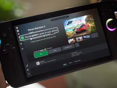 The certification program will tag games in three tiers. Pictured: an example of the tier on the ROG Xbox Ally X. (Image source: Microsoft)