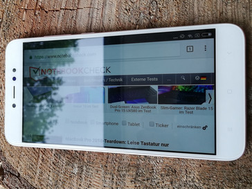 Xiaomo Redmi Note 5A Prime - outdoor use