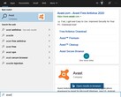 Avast-related search suggestions in Bing search (Source: Own)