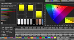 CalMAN color accuracy – lively