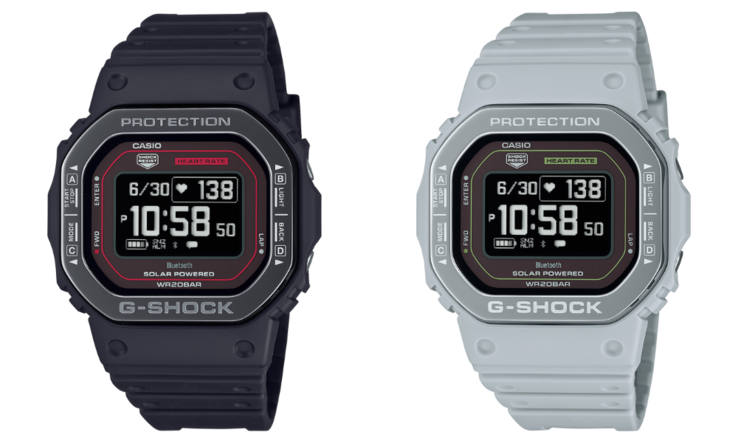 The Casio DWH5600MB1A4 (left) and DWH5600MB8A9 (right) watches. (Image source: Casio)(Image source: Casio)