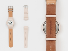 The Casio G-Shock x Hender Scheme DW-5900 collab watch (pictured) comes with an all-beige resin case and translucent white dial paired with a handmade leather strap. (Image source: Hender Scheme via Instagram))