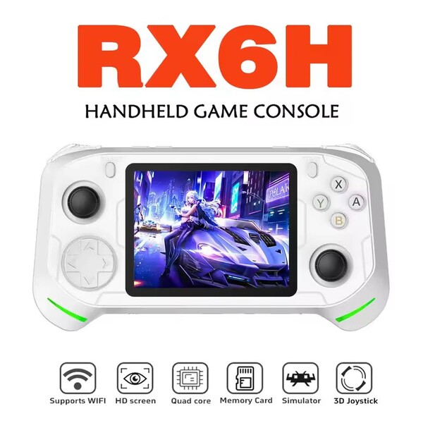 The Game Cosole RX6H was announced in February but has less RAM and a weaker processor. (Image source: Game Console)
