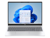 HP's OmniBook 5 AI 16, here in the Glacier Silver colorway, ships with a FHD IR webcam (Image source: HP)