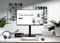 The latest monitor from Hannspree uses a transflective LCD. (Image source: HANNspree)