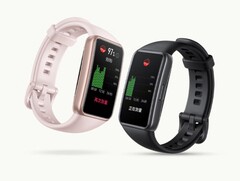 The Honor Band 7 smartwatch has health features such as SpO2 and heart rate monitors. (Image source: JD.com)