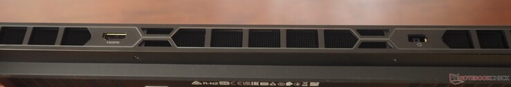 Rear: HDMI 2.1, DC-in