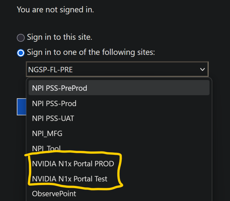 Nvidia N1X on Lenovo's ADFS website