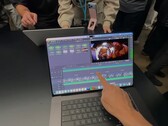 New Apple MacBook Pro 14 and 16 feature touch sensitive OLED displays.