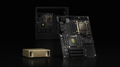 Nvidia's upcoming N1X laptop CPU has shown up on Geekbench again (pictured: Nvidia DGX Spark mini-PC and motherboard; image source: Nvidia)