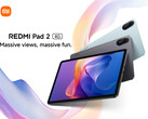 The Redmi Pad 2 will be available in at least two colour options at launch. (Image source: Xiaomi)