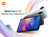 The Redmi Pad 2 will be available in at least two colour options at launch. (Image source: Xiaomi)